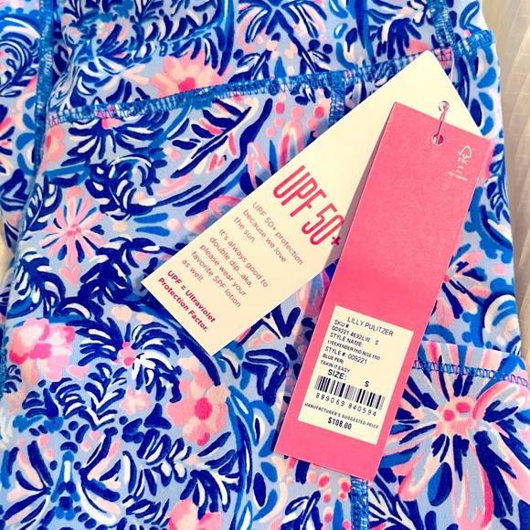 NWT Lilly Pulitzer weekender midrise leggings in Takin It easy pattern - Picture 2 of 2